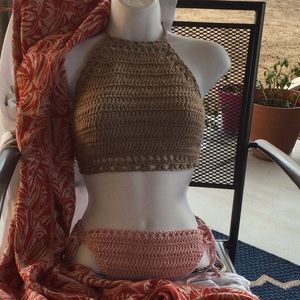 Handmade crochet crop top